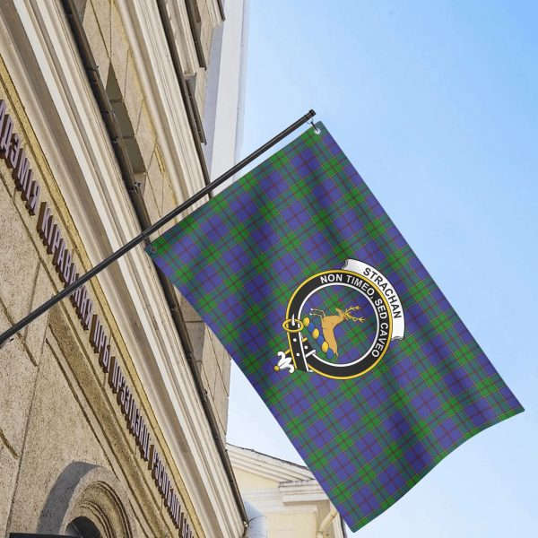 Strachan Tartan Crest House Flag Online Hot Sale - Image 4