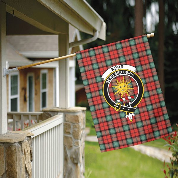 Kerr Ancient Tartan Crest Garden Flag Hot on Sale - Image 5