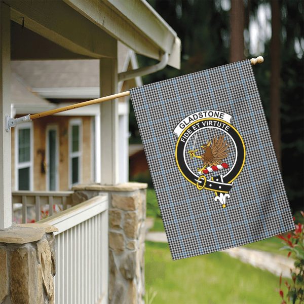 Gladstone Tartan Crest Garden Flag Online now - Image 5