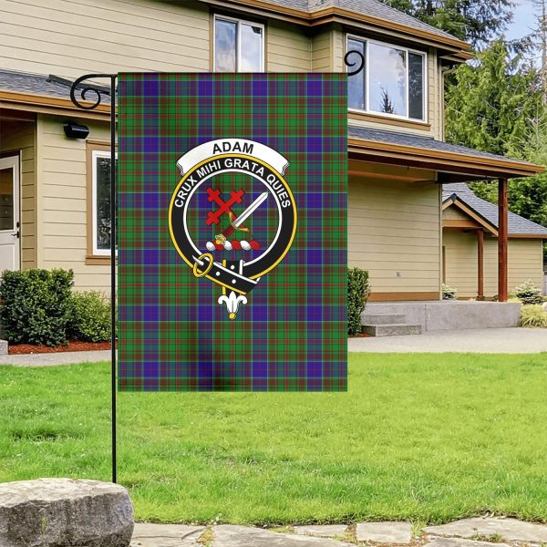 Adam Tartan Crest Garden Flag on Sale - Image 4