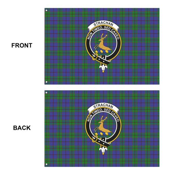 Strachan Tartan Crest House Flag Online Hot Sale - Image 5