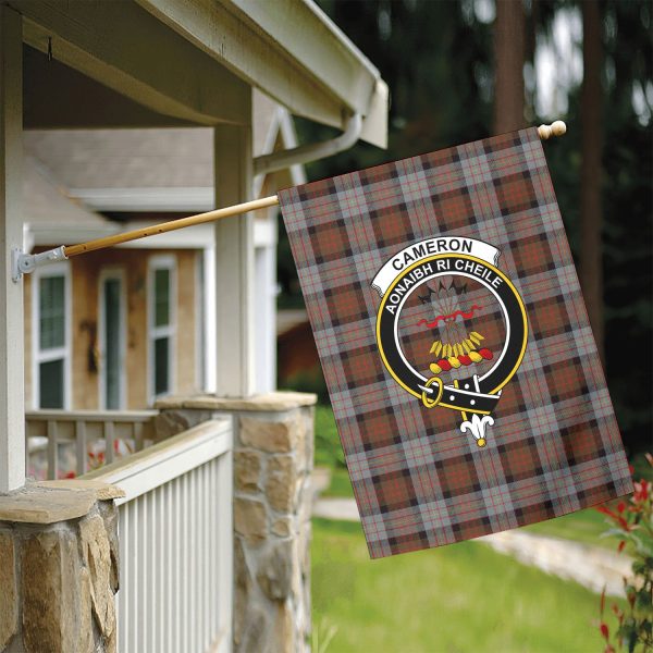 Cameron of Erracht Weathered Tartan Crest Garden Flag For Discount - Image 5