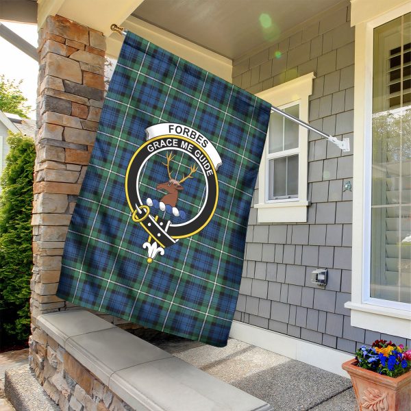 Forbes Ancient Tartan Crest Garden Flag Online Hot Sale - Image 2