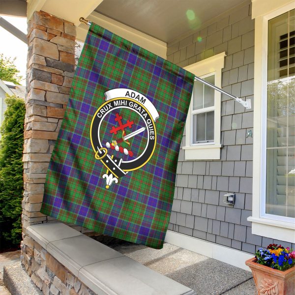 Adam Tartan Crest Garden Flag on Sale - Image 2