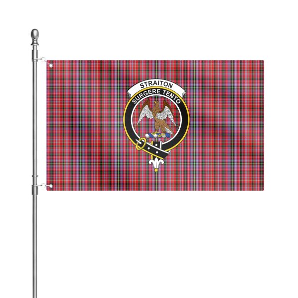 Straiton Tartan Crest House Flag For Sale - Image 2