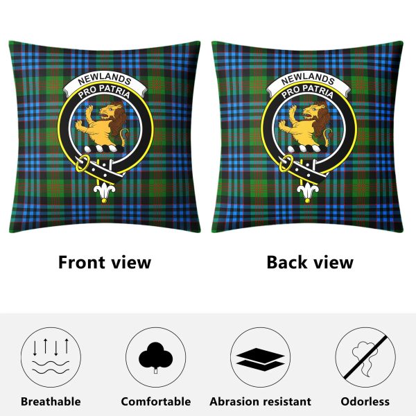 Newlands Tartan Crest Pillow Cover For Cheap - Image 4