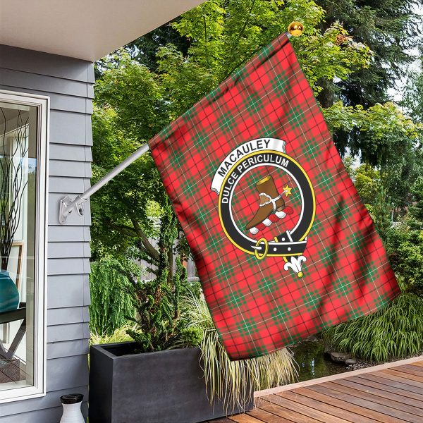MacAuley Modern Tartan Crest Garden Flag Fashion - Image 3