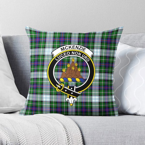 McKenzie Dress Modern Tartan Crest Pillow Cover Online