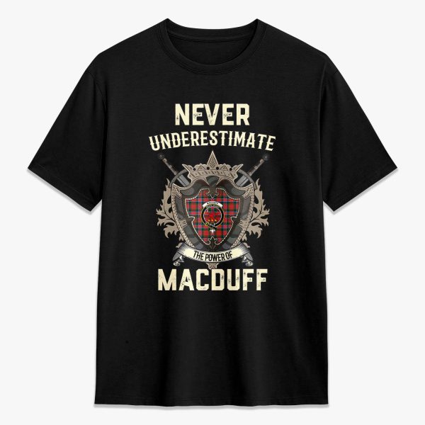 MacDuff Modern Tartan Crest 2D T-shirt - Never Underestimate Style Online