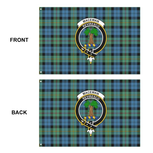 MacEwan Ancient Tartan Crest House Flag Cheap - Image 5