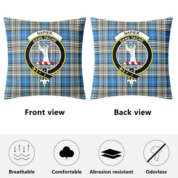 Napier Ancient Tartan Crest Pillow Cover Online Hot Sale - Image 4