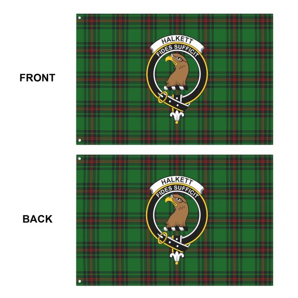 Halkett Tartan Crest House Flag Online now - Image 5