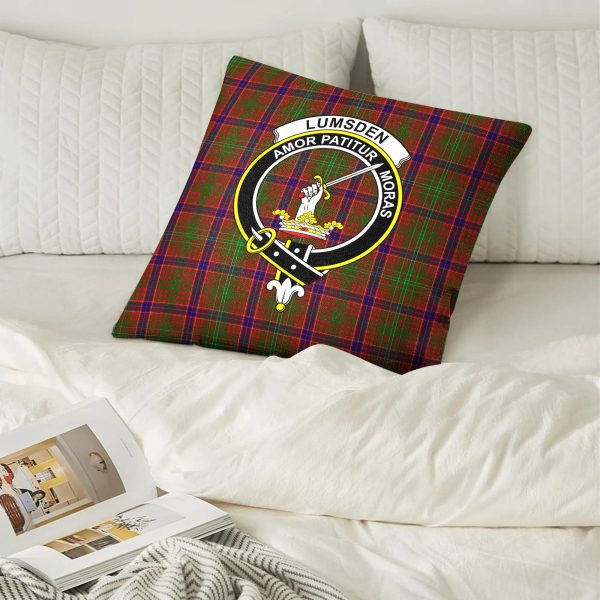 Lumsden Tartan Crest Pillow Cover Discount - Image 2