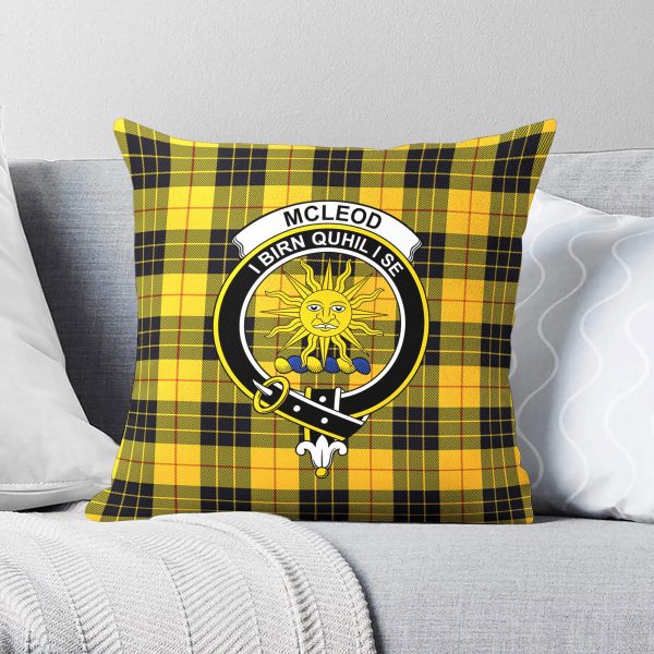 McLeod of Lewis Ancient Tartan Crest Pillow Cover Online now