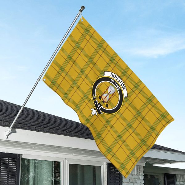 Houston Tartan Crest House Flag For Sale