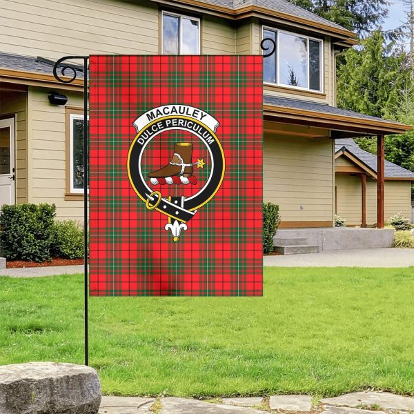 MacAuley Modern Tartan Crest Garden Flag Fashion - Image 4