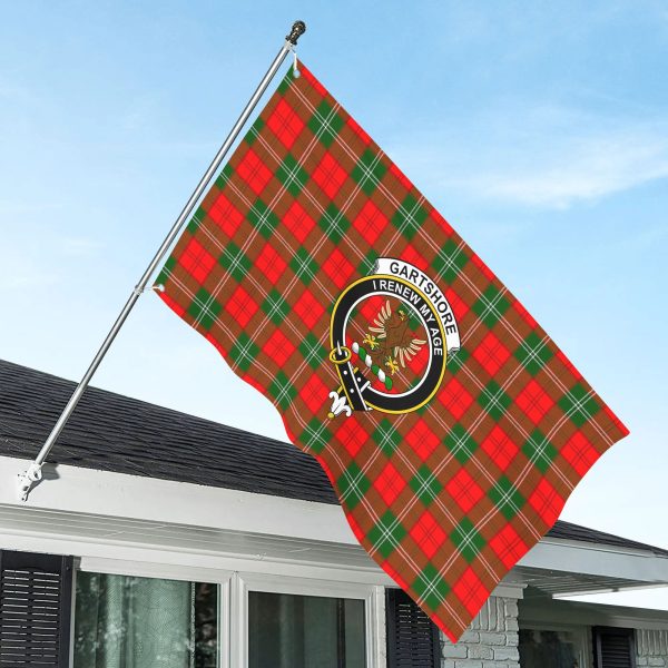 Gartshore Tartan Crest House Flag Online Sale