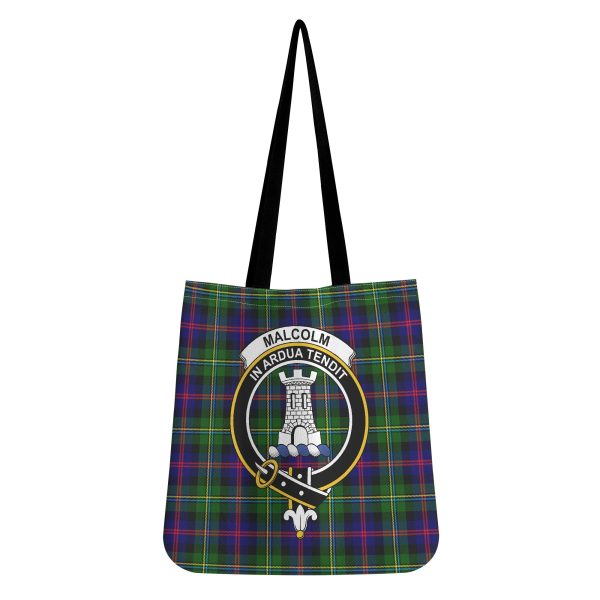 Malcolm Modern Tartan Crest Tote Bag Fashion - Image 2