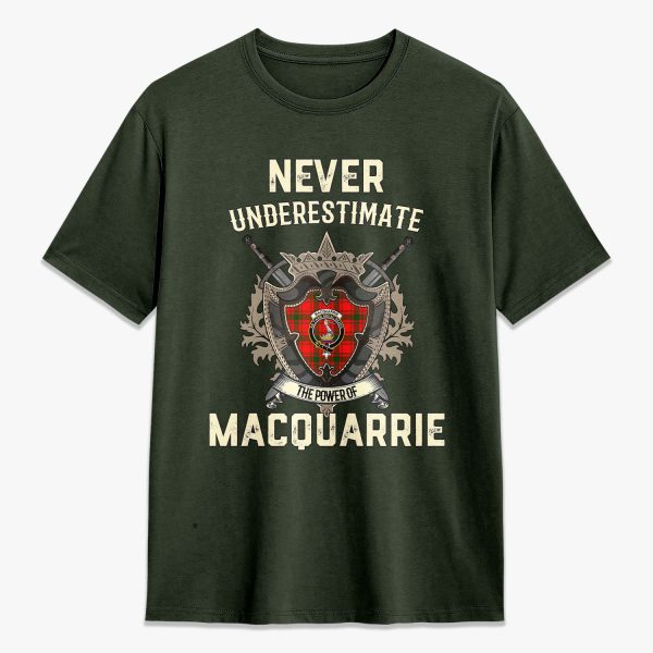 MacQuarrie Tartan Crest 2D T-shirt - Never Underestimate Style Online Hot Sale - Image 5