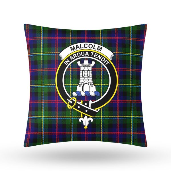 Malcolm (or MacCallum) Tartan Crest Pillow Cover Supply - Image 3