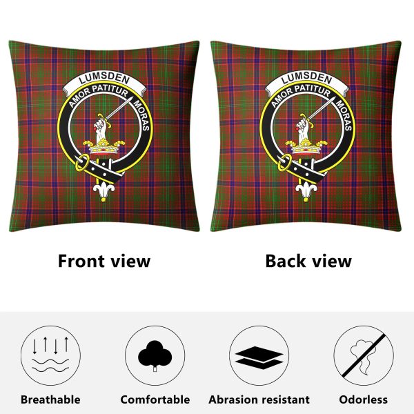 Lumsden Tartan Crest Pillow Cover Discount - Image 4