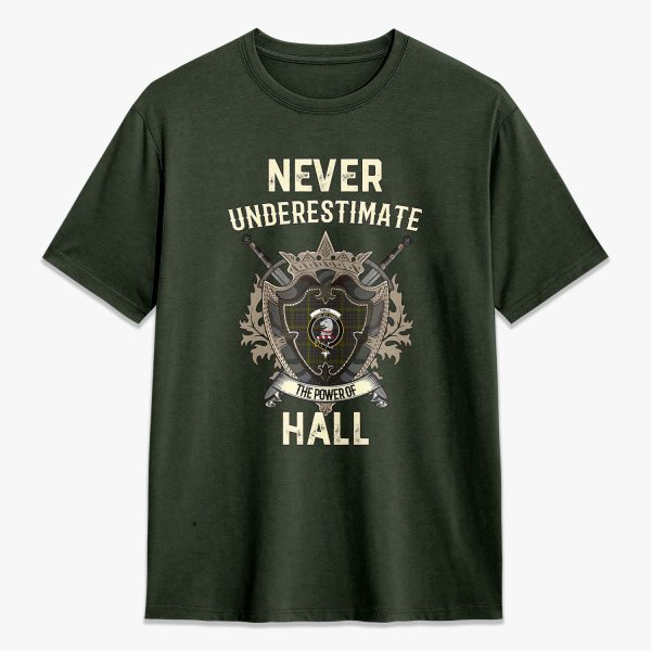 Hall Tartan Crest 2D T-shirt - Never Underestimate Style For Cheap - Image 5