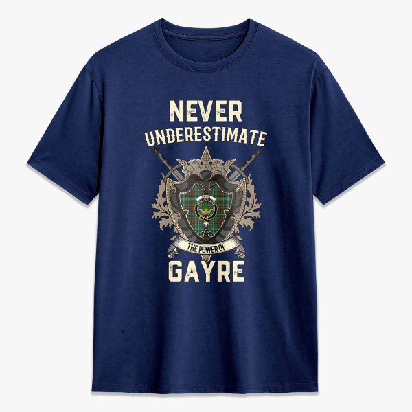 Gayre Tartan Crest 2D T-shirt - Never Underestimate Style For Discount - Image 3