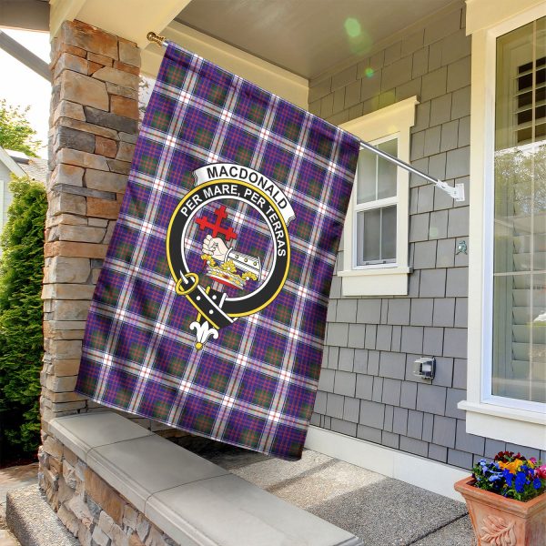 MacDonald Dress Modern Tartan Crest Garden Flag Online Hot Sale - Image 2