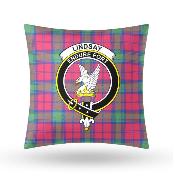 Lindsay Ancient Tartan Crest Pillow Cover Fashion - Image 3