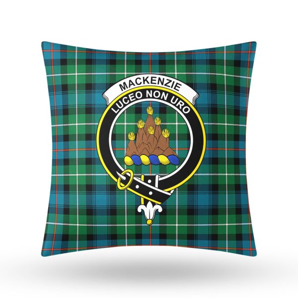 MacKenzie Ancient Tartan Crest Pillow Cover Online Sale - Image 3