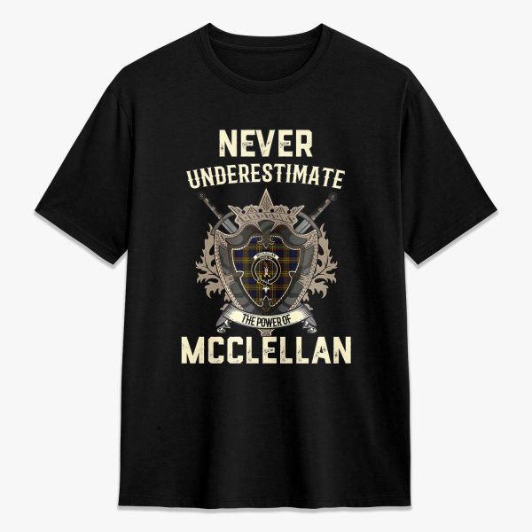 McClellan Modern Tartan Crest 2D T-shirt - Never Underestimate Style Online