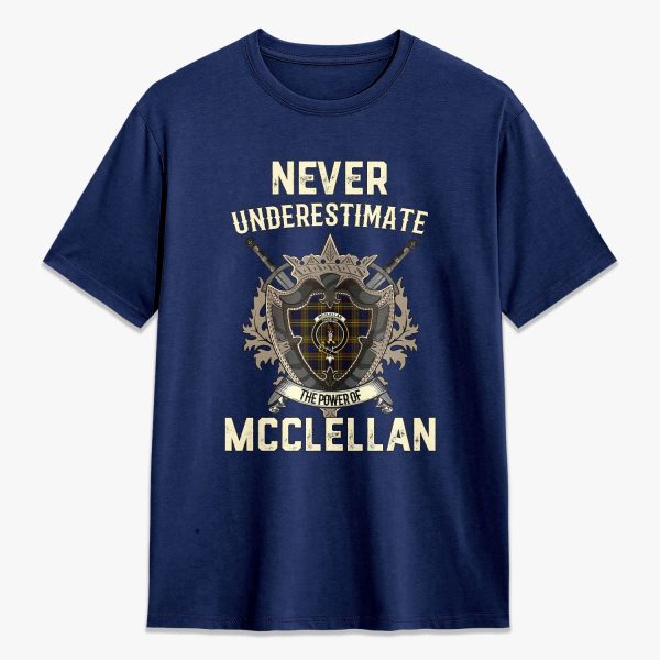 McClellan Modern Tartan Crest 2D T-shirt - Never Underestimate Style Online - Image 3