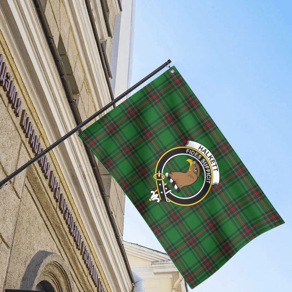 Halkett Tartan Crest House Flag Online now - Image 4