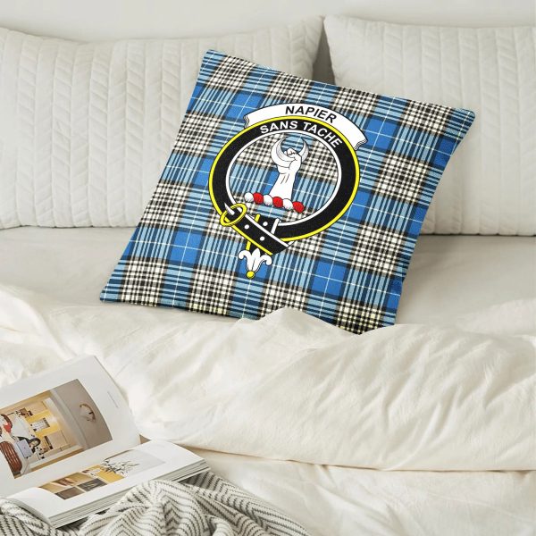 Napier Ancient Tartan Crest Pillow Cover Online Hot Sale - Image 2