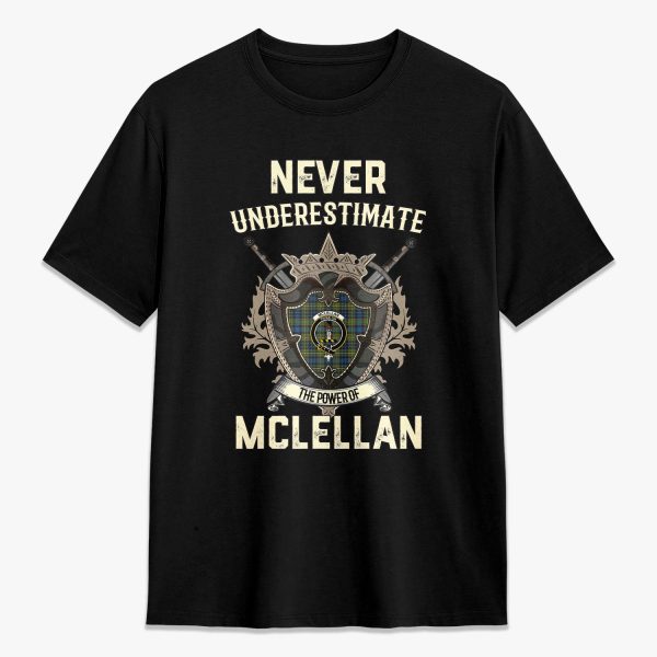 McLellan Ancient Tartan Crest 2D T-shirt - Never Underestimate Style Supply
