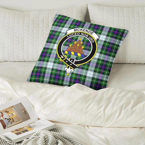 McKenzie Dress Modern Tartan Crest Pillow Cover Online - Image 2
