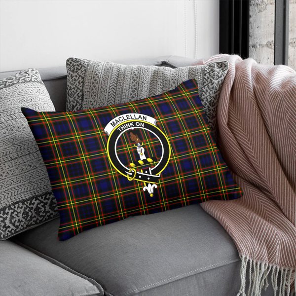 MacLellan Modern Tartan Crest Pillow Cover on Sale - Image 5