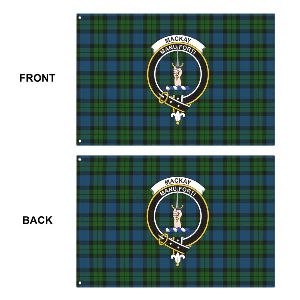 MacKay Modern Tartan Crest House Flag Online - Image 5