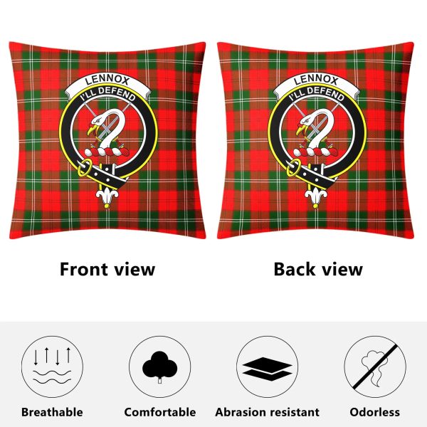 Lennox Tartan Crest Pillow Cover Supply - Image 4