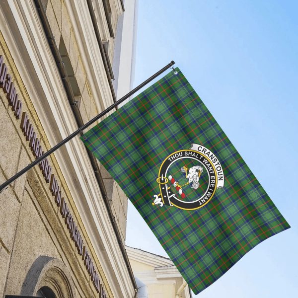 Cranstoun Tartan Crest House Flag Supply - Image 4