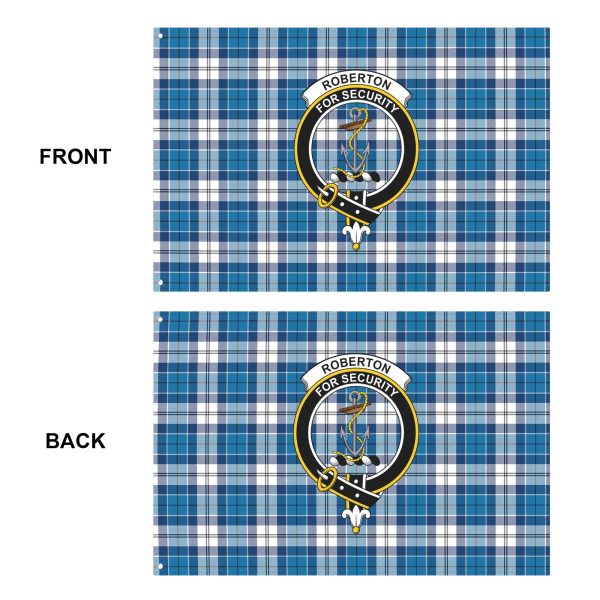 Roberton Tartan Crest House Flag Hot on Sale - Image 5
