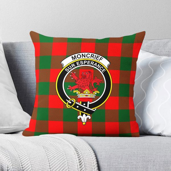 Moncrief Tartan Crest Pillow Cover Sale