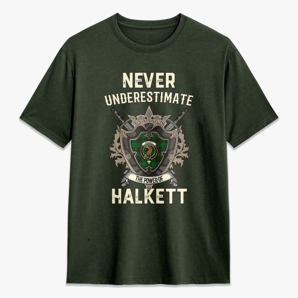 Halkett Tartan Crest 2D T-shirt - Never Underestimate Style Hot on Sale - Image 5