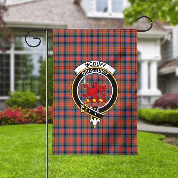 McDuff Ancient Tartan Crest Garden Flag Supply