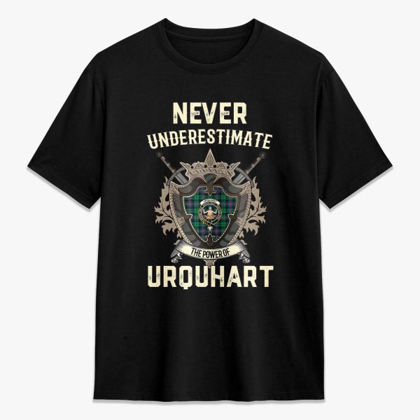 Urquhart Broad Red Ancient Tartan Crest 2D T-shirt - Never Underestimate Style Fashion