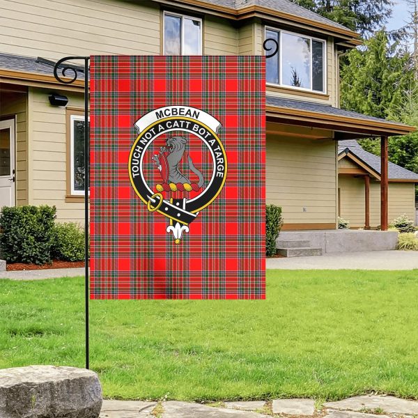McBean Tartan Crest Garden Flag Sale - Image 4