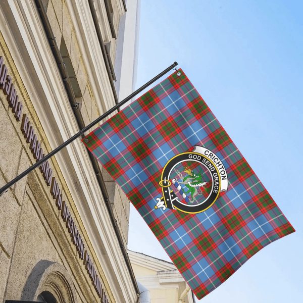 Crichton Tartan Crest House Flag Online - Image 4