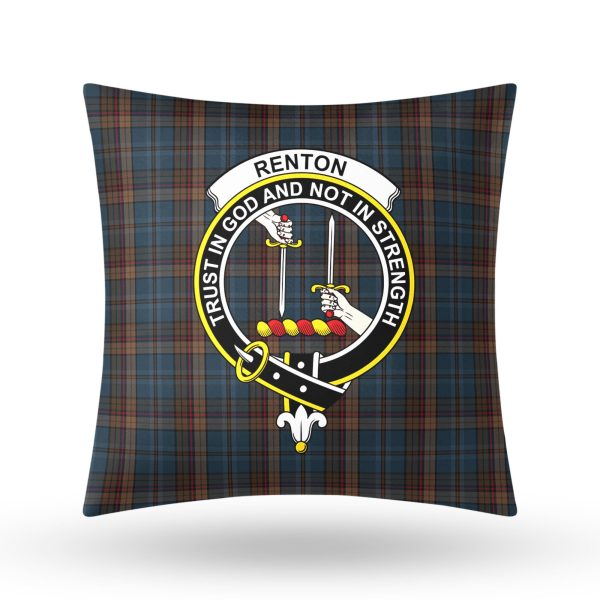Renton Tartan Crest Pillow Cover Online Sale - Image 3