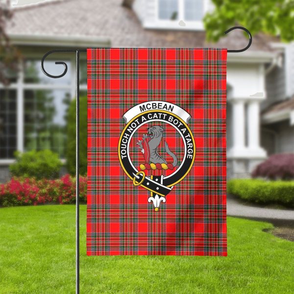 McBean Tartan Crest Garden Flag Sale