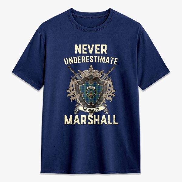 Marshall Tartan Crest 2D T-shirt - Never Underestimate Style Online now - Image 3